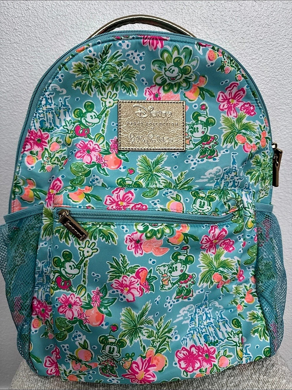 Lilly Pulitzer x Disney Collection Mickey Mouse floral backpack
